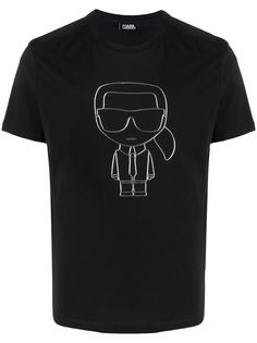 Karl Lagerfeld футболка с принтом Ikonik