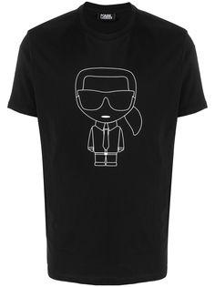 Karl Lagerfeld футболка с принтом Ikonik