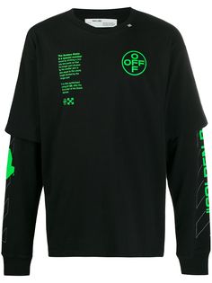 Off-White толстовка с принтом