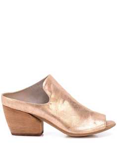 Officine Creative metallic 70mm mules