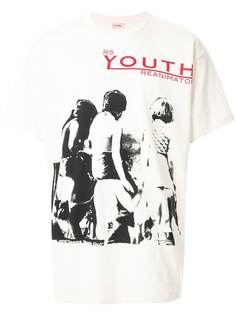 Raf Simons футболка с принтом Youth Reanimator