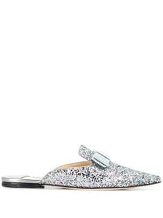 Jimmy Choo мюли Galaxy на плоской подошве с бантом