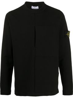 Stone Island джемпер с нашивкой-логотипом