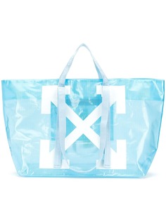 Off-White COMMERCIAL TOTE BABY BLUE WHITE