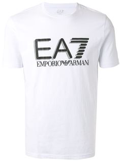 Ea7 Emporio Armani футболка EA7 с большим логотипом