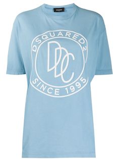 Dsquared2 футболка с тисненым логотипом