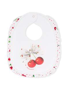 Monnalisa нагрудник с принтом Cherry