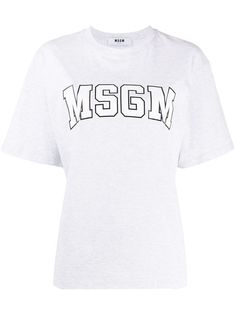 MSGM футболка с логотипом