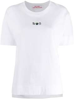 Stella McCartney футболка с принтом SOS