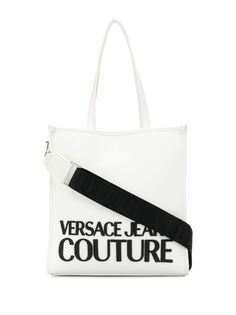 Versace Jeans Couture сумка-тоут с резиновым логотипом