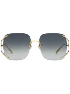 Gucci Eyewear солнцезащитные очки в квадратной оправе