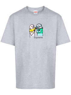 Supreme футболка с принтом