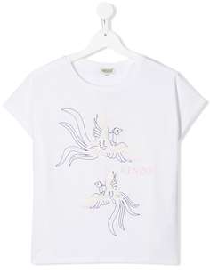 Kenzo Kids футболка с принтом