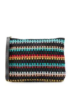 Missoni плетеный клатч с ремешком