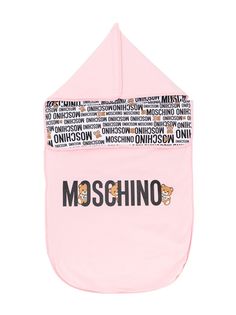 Moschino Kids конверт Teddy Bear с логотипом