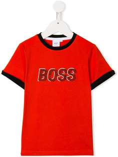 Boss Kids топ с логотипом