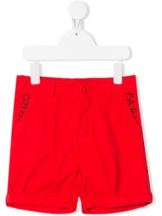 Kenzo Kids шорты с вышитым логотипом