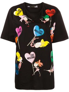 Love Moschino футболка с логотипом