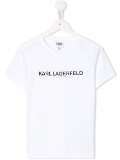 Karl Lagerfeld Kids футболка с круглым вырезом