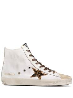 Golden Goose высокие кеды с логотипом