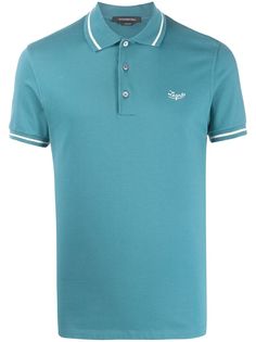 Ermenegildo Zegna рубашка-поло с вышитым логотипом