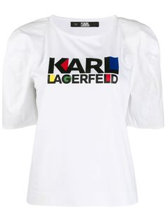 Karl Lagerfeld футболка Bauhaus с логотипом