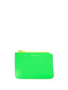 Acne Studios logo print zipped wallet