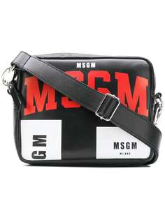 MSGM сумка через плечо с логотипом