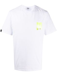 MSGM футболка оверсайз с логотипом