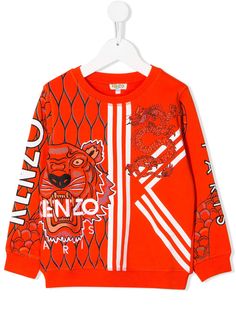 Kenzo Kids толстовка с логотипом