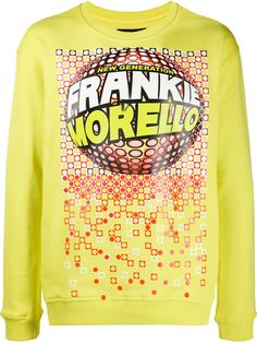 Frankie Morello толстовка с круглым вырезом и графичным принтом