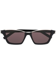 Saint Laurent Eyewear солнцезащитные очки в полуободковой оправе