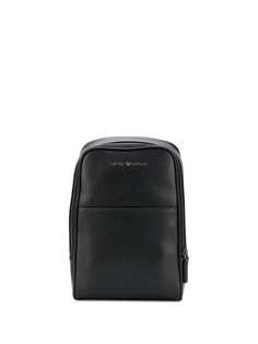 Emporio Armani фактурный рюкзак прямоугольной формы