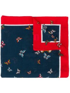Moschino платок с принтом Butterflies and Teddy Bear
