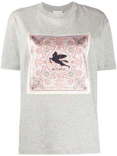 Etro футболка с вставкой