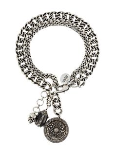 Alexander McQueen цепочный браслет с подвесками