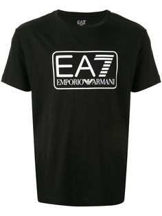 Ea7 Emporio Armani футболка EA7 с большим логотипом