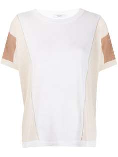 Peserico трикотажный топ в стиле колор-блок