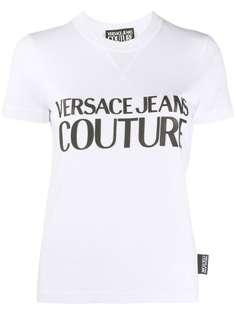 Versace Jeans Couture футболка с круглым вырезом и логотипом