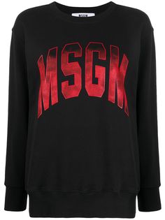 MSGM толстовка свободного кроя с логотипом
