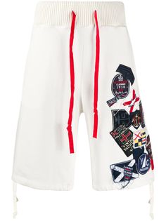 Paul & Shark шорты с нашивками из коллаборации с Greg Lauren
