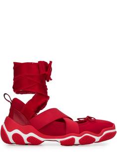 Red Valentino кроссовки-балетки с ремешками