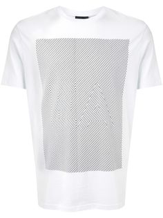 Emporio Armani футболка с геометричным принтом