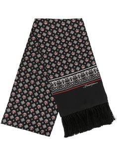 Dolce & Gabbana шарф с принтом