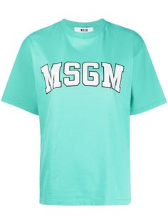 MSGM футболка с логотипом