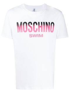 Moschino футболка Swim с логотипом