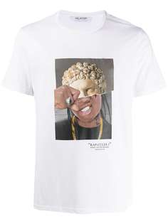 Neil Barrett футболка Rap-Cules с принтом