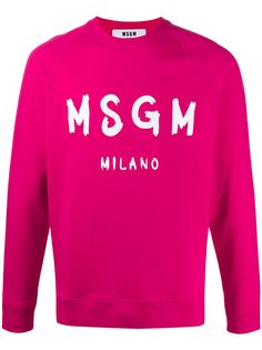 MSGM толстовка с рукавами реглан и логотипом