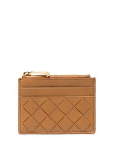Bottega Veneta кошелек на молнии с плетением Intreccatio
