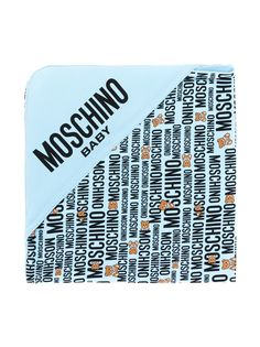 Moschino Kids одеяло с логотипом